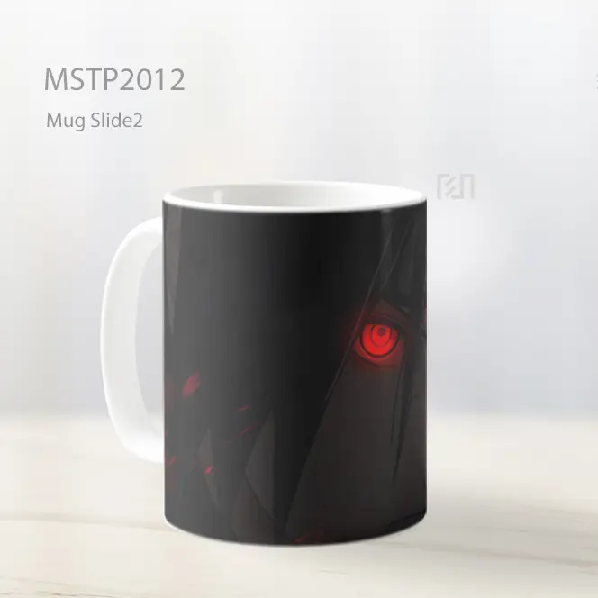 Naruto Itachi Mata Merah Gelap Mug MSTP2012 - All-side / Desain