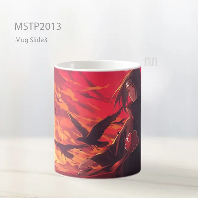 Naruto Itachi Uchiha Anime Estetik Mug MSTP2013 - All-side / Desain