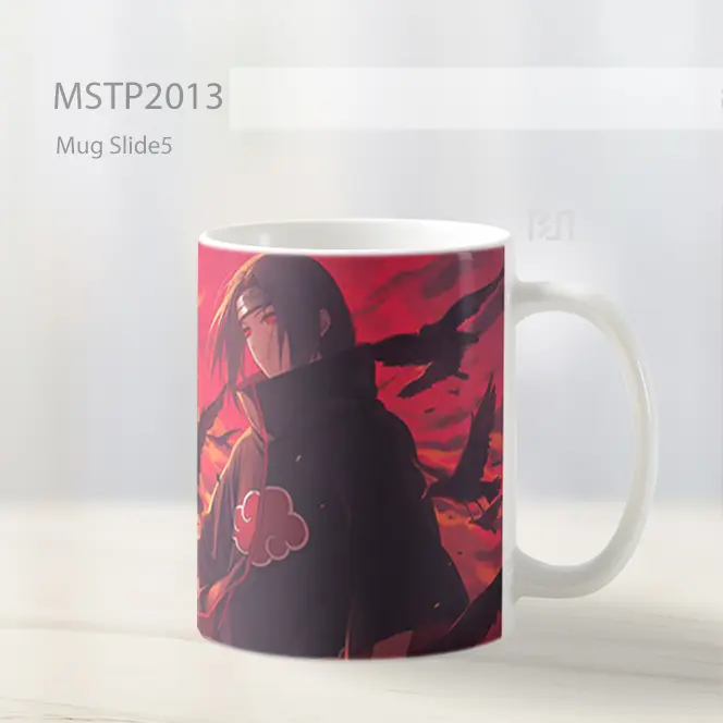 Naruto Itachi Uchiha Anime Estetik Mug MSTP2013 - All-side / Desain