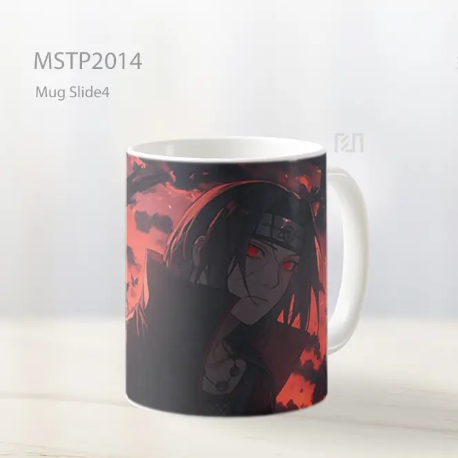Naruto Itachi Uchiha Aura Gelap Crow Swarm Mug MSTP2014