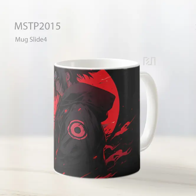 Naruto Itachi Uchiha Bulan Hitam Mug MSTP2015
