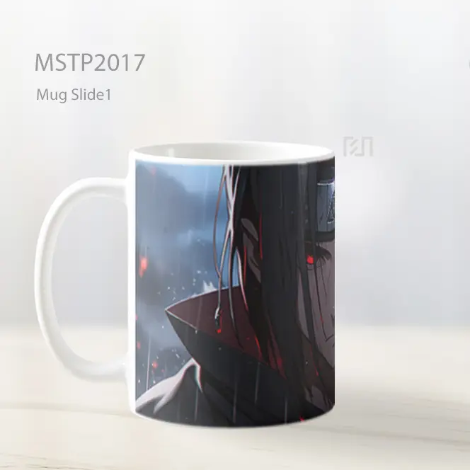 Naruto Itachi Uchiha Dengan Mata Merah Mug MSTP2017 - All-side / Desain