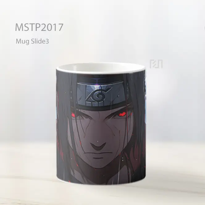 Naruto Itachi Uchiha Dengan Mata Merah Mug MSTP2017 - All-side / Desain