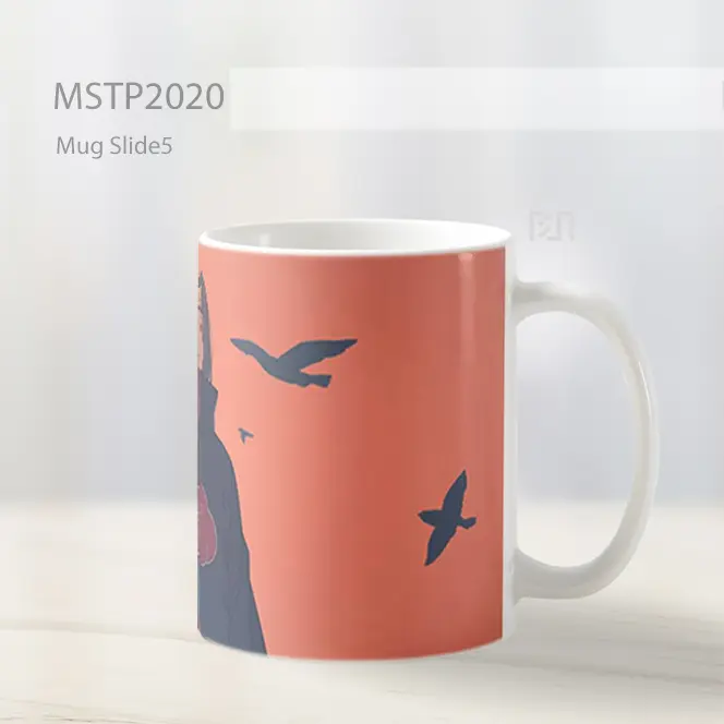 Naruto Itachi Uchiha Lone Wolf Mug MSTP2020 - All-side / Desain