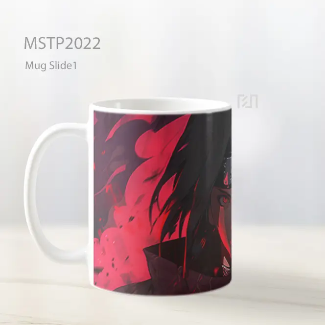 Naruto Itachi Uchiha Merah Mug MSTP2022 - All-side / Desain