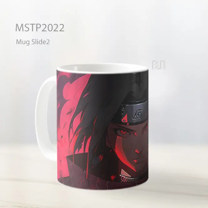 Naruto Itachi Uchiha Merah Mug MSTP2022 - All-side / Desain