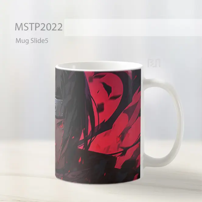Naruto Itachi Uchiha Merah Mug MSTP2022 - All-side / Desain