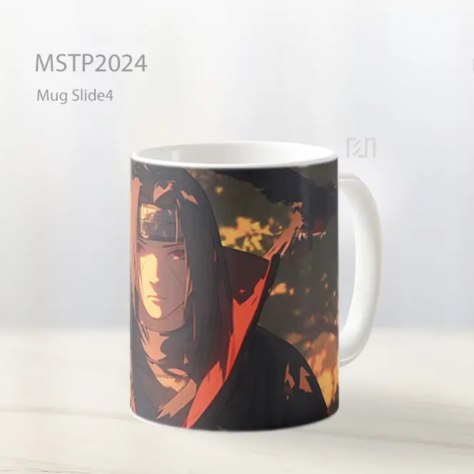 Naruto Itachi Uchiha Siluet Sunset Mug MSTP2024