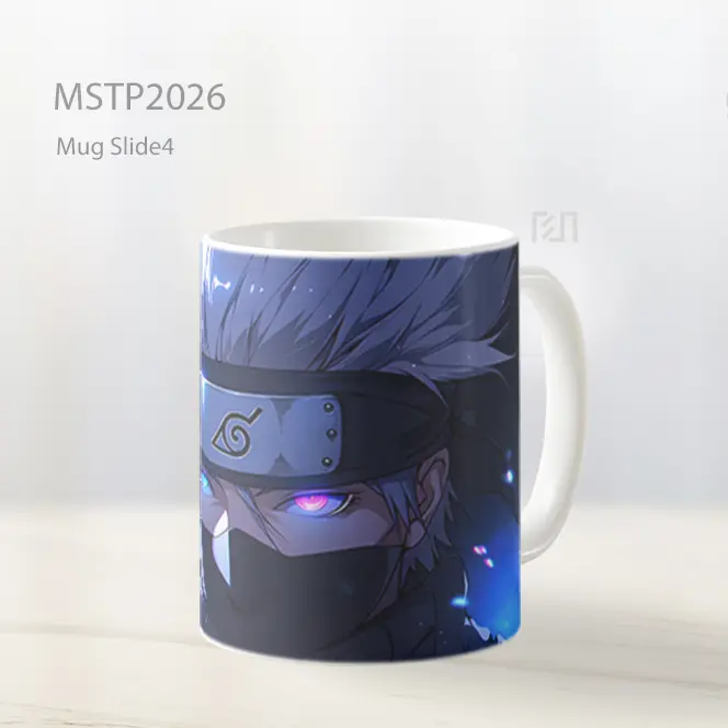 Naruto Kakashi Biru Gelap Mug MSTP2026