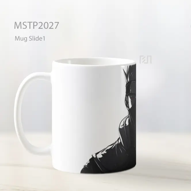 Naruto Kakashi Black Silhouette Mug MSTP2027 - All-side / Desain