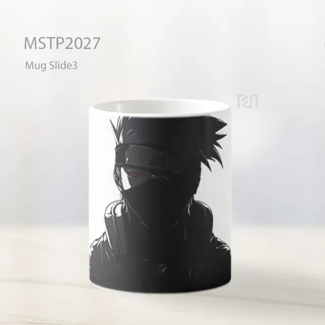 Naruto Kakashi Black Silhouette Mug MSTP2027 - All-side / Desain