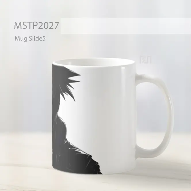 Naruto Kakashi Black Silhouette Mug MSTP2027 - All-side / Desain