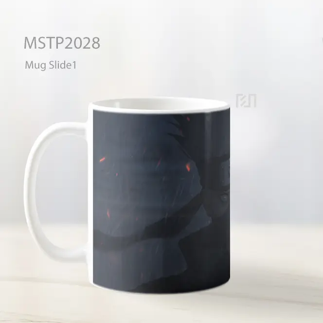 Naruto Kakashi Dengan Mata Merah Gelap Mug MSTP2028 - All-side / Desain