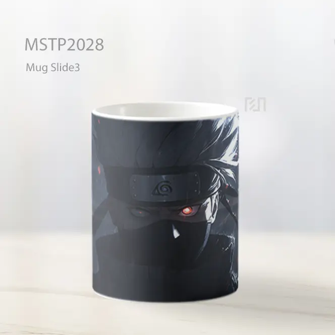 Naruto Kakashi Dengan Mata Merah Gelap Mug MSTP2028 - All-side / Desain