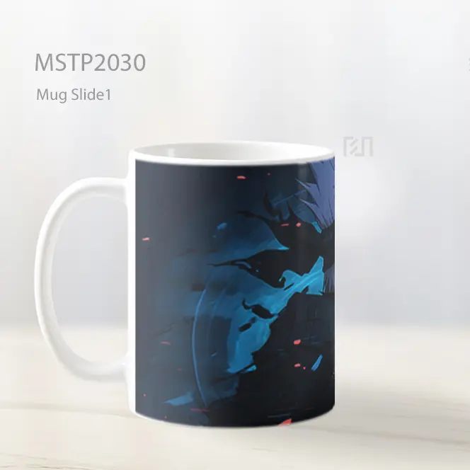 Naruto Kakashi Hatake Biru Gelap Mug MSTP2030 - All-side / Desain