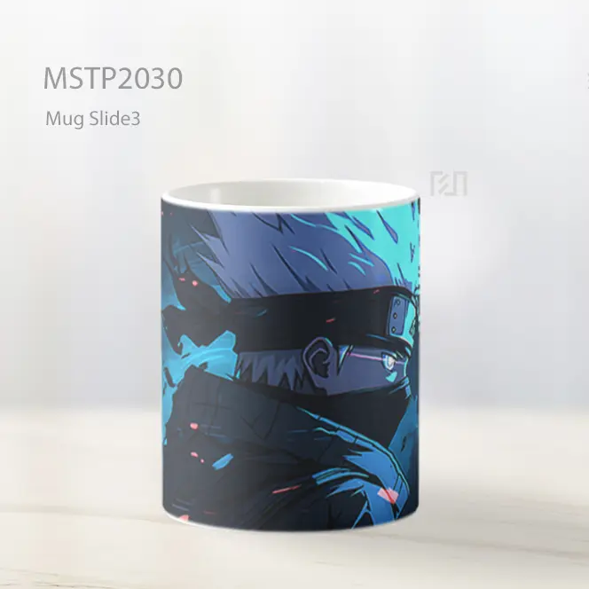 Naruto Kakashi Hatake Biru Gelap Mug MSTP2030 - All-side / Desain