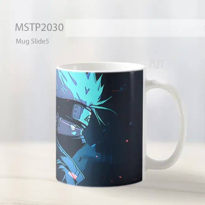 Naruto Kakashi Hatake Biru Gelap Mug MSTP2030 - All-side / Desain