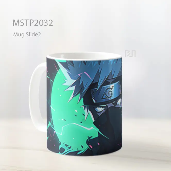 Naruto Kakashi Hatake Bulan Hijau Mug MSTP2032 - All-side / Desain