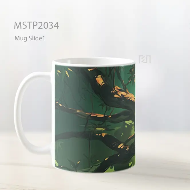 Naruto Kakashi Hatake Di Pohon Mug MSTP2034 - All-side / Desain