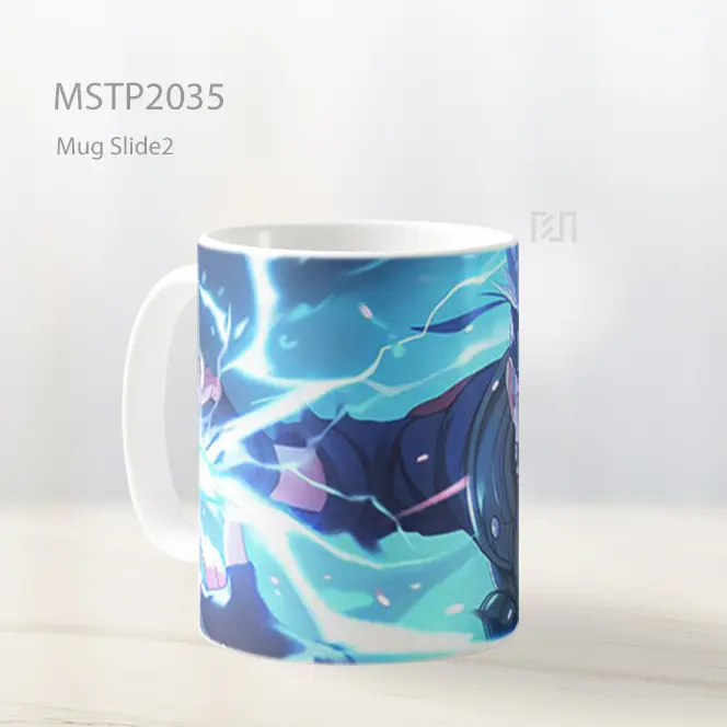Naruto Kakashi Hatake Kekuatan Raikiri Mug MSTP2035 - Tampak Kiri