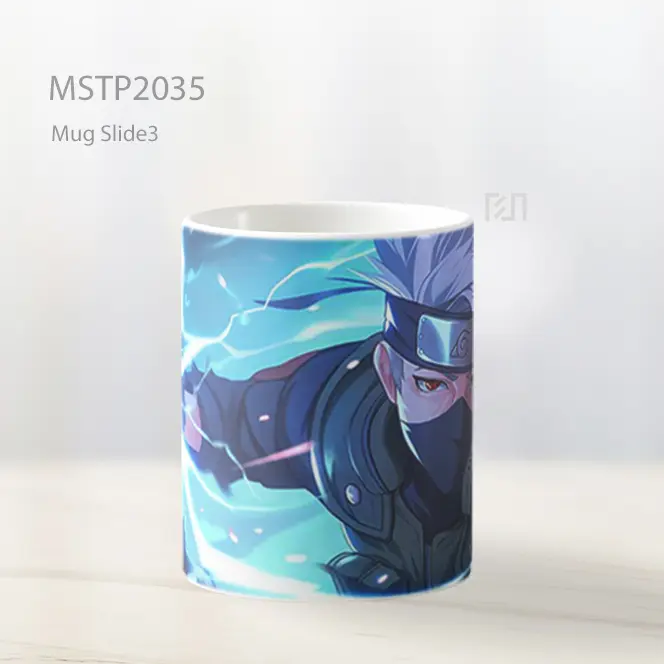 Naruto Kakashi Hatake Kekuatan Raikiri Mug MSTP2035 - Tampak Kiri
