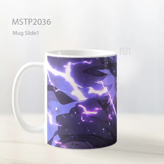 Naruto Kakashi Hatake Petir Ungu Mug MSTP2036 - All-side / Desain