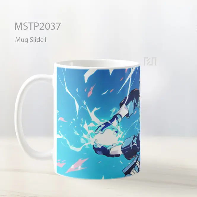 Naruto Kakashi Hatake Rasengan Lightning Release Mug MSTP2037 - All-side / Desain