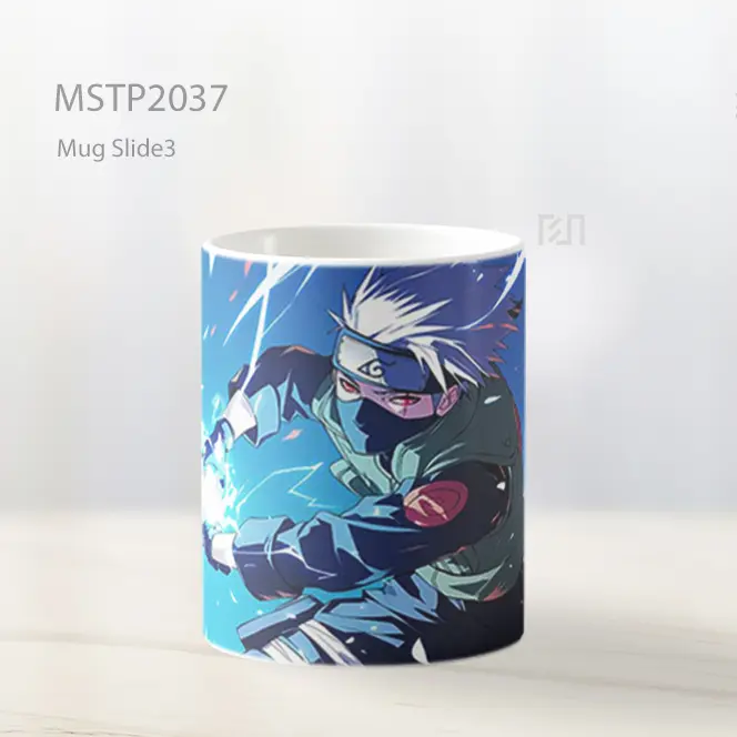 Naruto Kakashi Hatake Rasengan Lightning Release Mug MSTP2037 - All-side / Desain