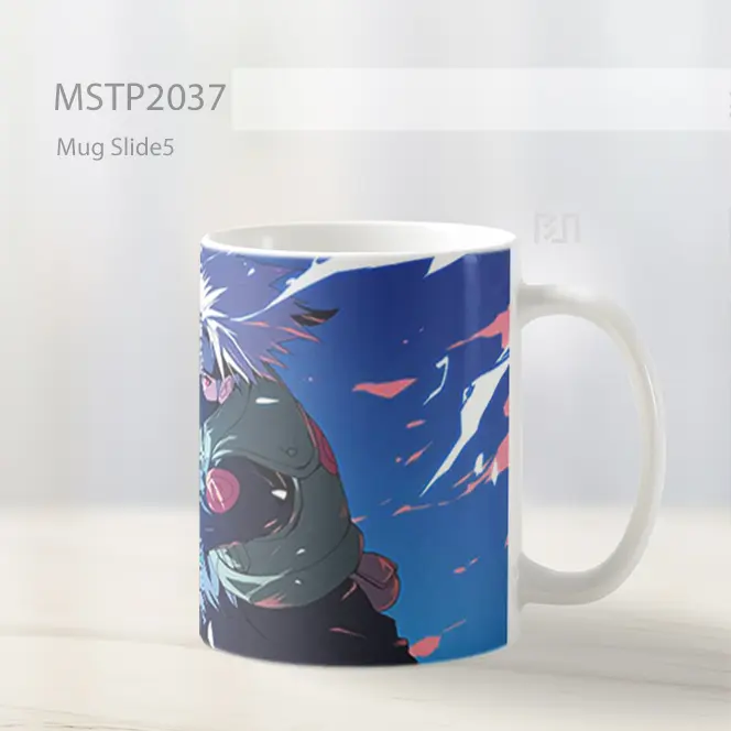 Naruto Kakashi Hatake Rasengan Lightning Release Mug MSTP2037 - All-side / Desain