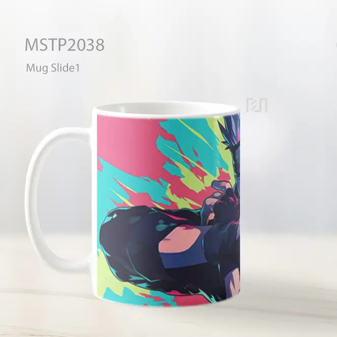 Naruto Kakashi Hatake Street Art Ninja Mug MSTP2038 - All-side / Desain
