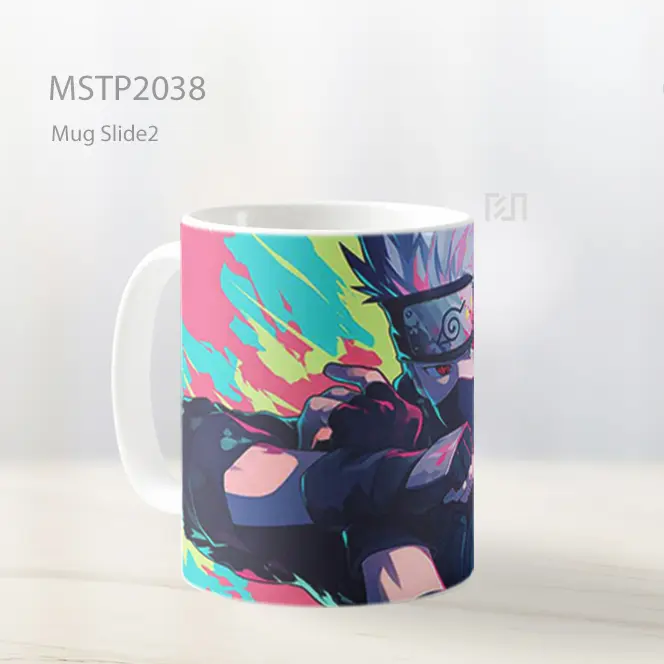 Naruto Kakashi Hatake Street Art Ninja Mug MSTP2038 - All-side / Desain