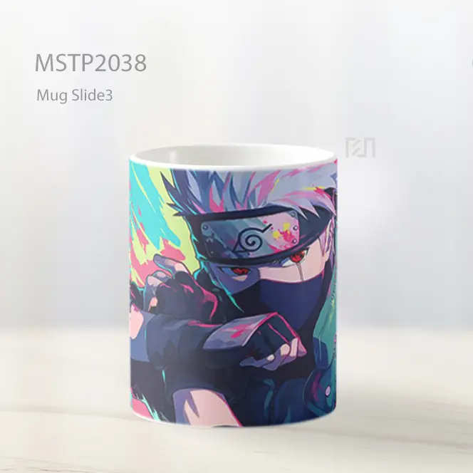 Naruto Kakashi Hatake Street Art Ninja Mug MSTP2038 - All-side / Desain