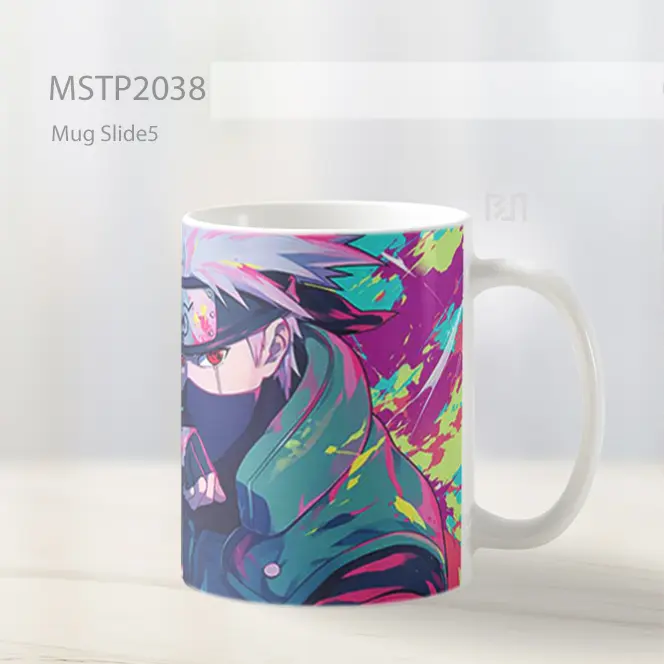 Naruto Kakashi Hatake Street Art Ninja Mug MSTP2038 - All-side / Desain