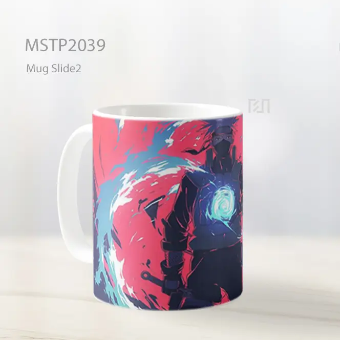 Naruto Kakashi Menggunakan Rasengan Mug MSTP2039 - All-side / Desain