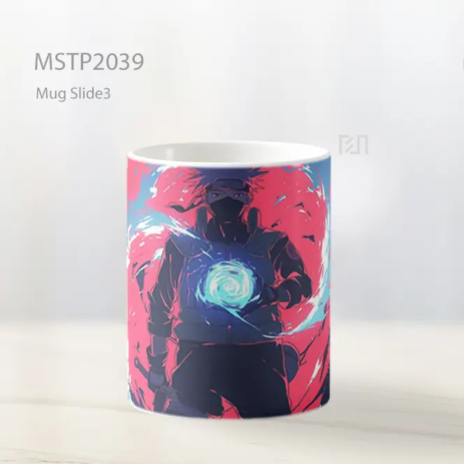 Naruto Kakashi Menggunakan Rasengan Mug MSTP2039 - All-side / Desain