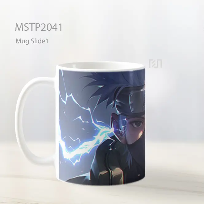Naruto Kakashi Ninja Misterius Listrik Mug MSTP2041 - All-side / Desain