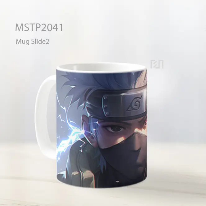Naruto Kakashi Ninja Misterius Listrik Mug MSTP2041 - All-side / Desain