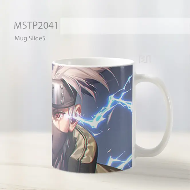 Naruto Kakashi Ninja Misterius Listrik Mug MSTP2041 - All-side / Desain