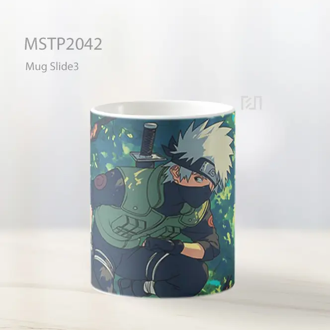 Naruto Kakashi Rambut Putih Mug MSTP2042 - All-side / Desain