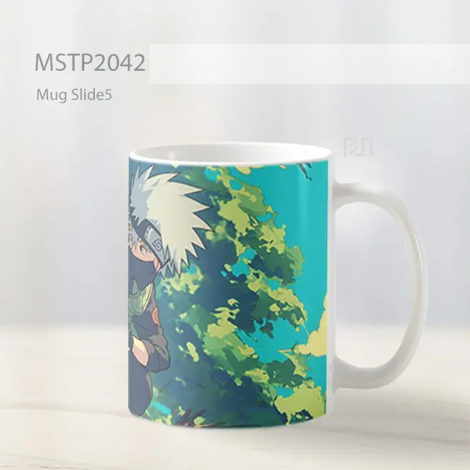 Naruto Kakashi Rambut Putih Mug MSTP2042 - All-side / Desain
