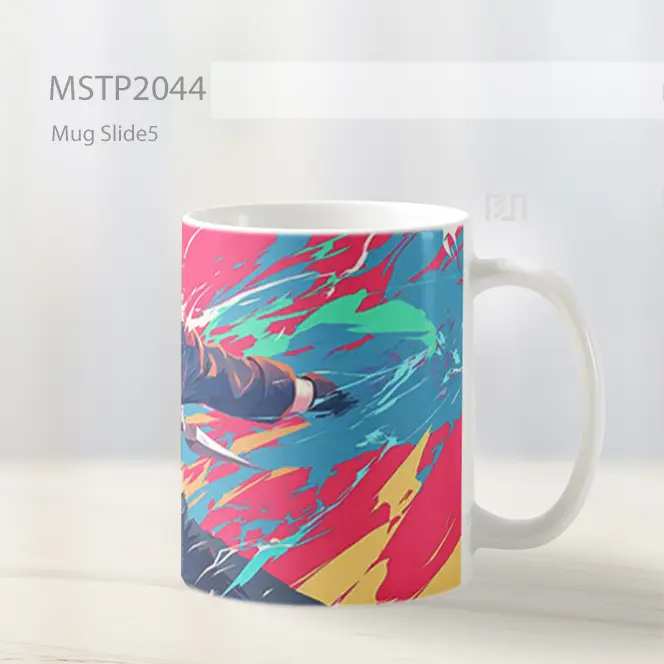 Naruto Kakashi Sikap Bertarung Mug MSTP2044 - All-side / Desain