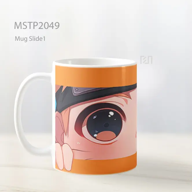 Naruto Lucu Mengintip Ultrawide Mug MSTP2049 - All-side / Desain