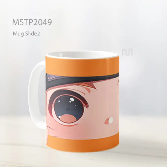 Naruto Lucu Mengintip Ultrawide Mug MSTP2049 - All-side / Desain