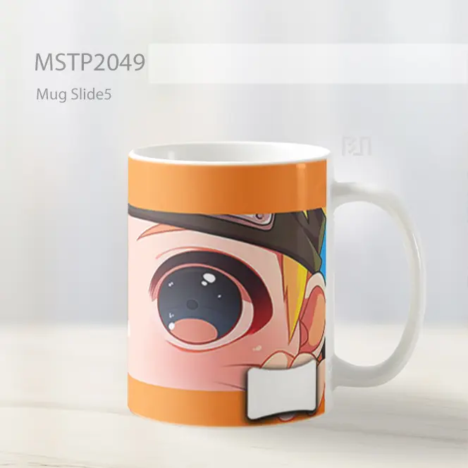 Naruto Lucu Mengintip Ultrawide Mug MSTP2049 - All-side / Desain