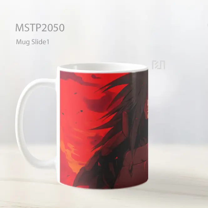 Naruto Madara Anime Merah Mug MSTP2050 - All-side / Desain