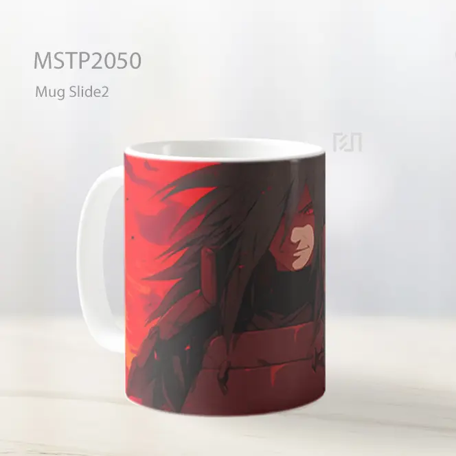 Naruto Madara Anime Merah Mug MSTP2050 - All-side / Desain