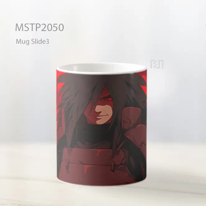 Naruto Madara Anime Merah Mug MSTP2050 - All-side / Desain