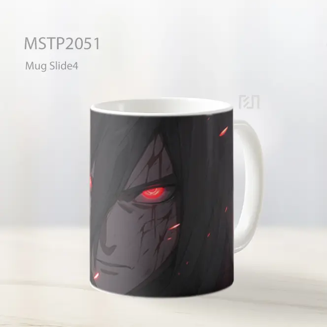Naruto Madara Uchiha Mata Bersinar Merah Mug MSTP2051