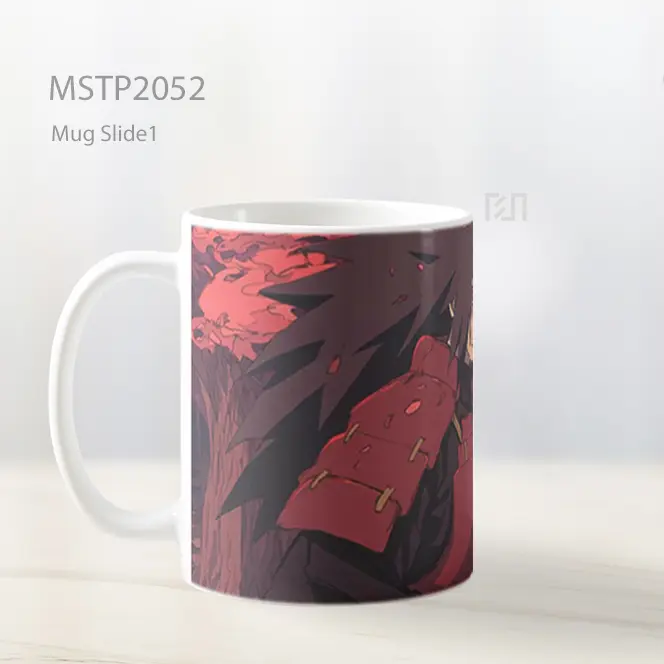 Naruto Madara Uchiha Mata Merah Mug MSTP2052 - All-side / Desain