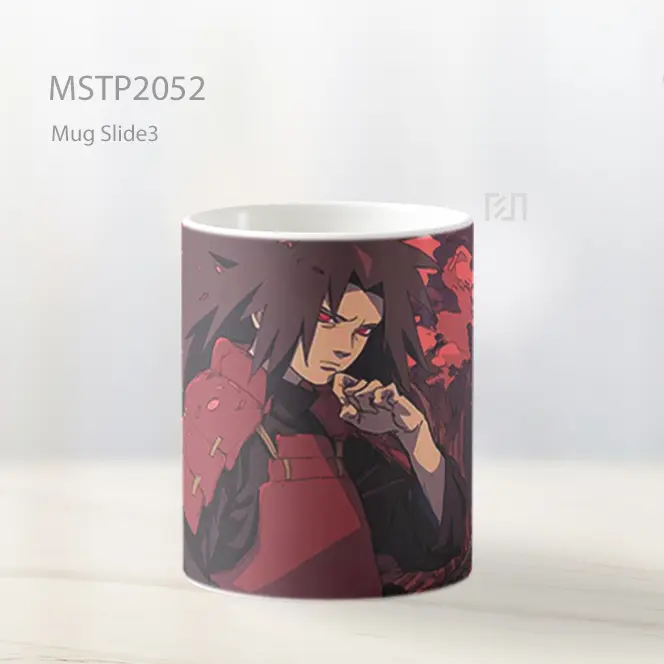 Naruto Madara Uchiha Mata Merah Mug MSTP2052 - All-side / Desain
